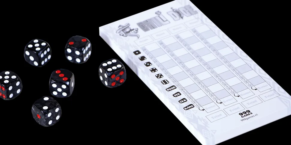1016 Games Scoreblokken Chili Dice 3 Stuks