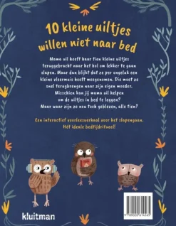 10 kleine uiltjes willen niet naar bed