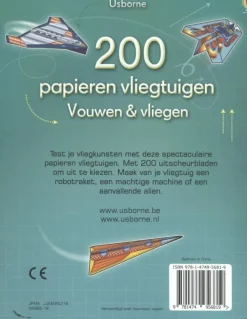 200 Papieren vliegtuigen - vouwen en vliegen
