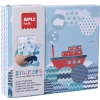 APLI Kids Stickerkaarten Boten 8 stuks