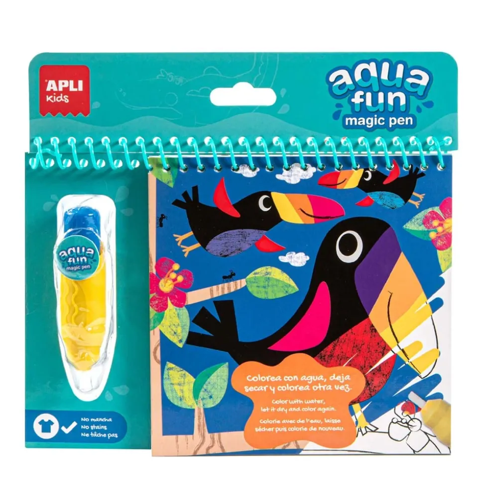 APLI Kleurblok met Waterstift Herbruikbaar