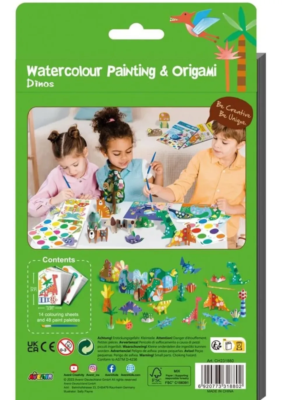 Avenir Waterschilderen Dino