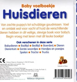 Baby voelboekje Huisdieren