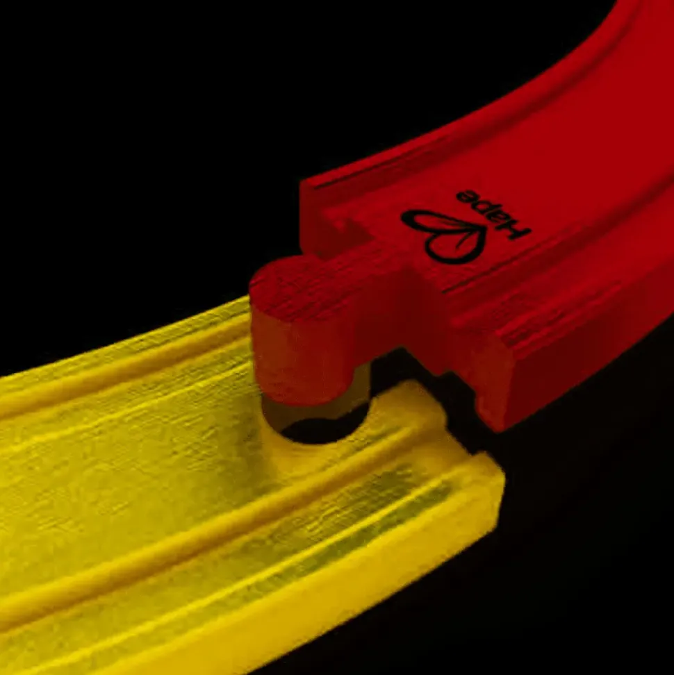 Bigjigs Rode Trekker met Wagon