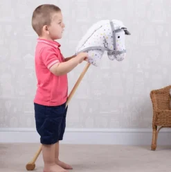 Bigjigs Stokpaard Stokroller Driehoekspatroon