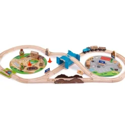 Bigjigs Treinset Houten Dieren