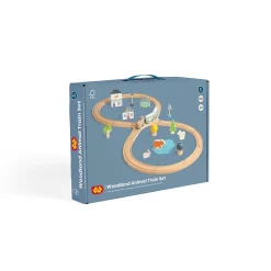 Bigjigs Treinset Houten Dieren