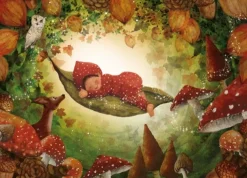 Bijdehansje Postkaart Enchanted Forest