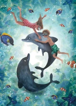 Bijdehansje Postkaart Holiday Splash