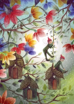 Bijdehansje Postkaart Little Lodges