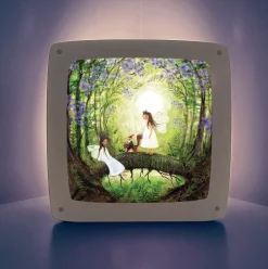 Bijdehansje Seizoensplaat Fairies with Squirrel