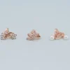 Boutique Dazzle Clip On Earrings, 3 Sets