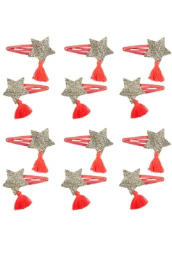 Boutique Sassy Tassy Star Hairclips, 2 Pcs