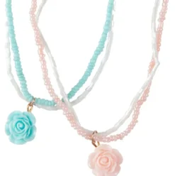 Boutique Shimmer Flower Bracelet