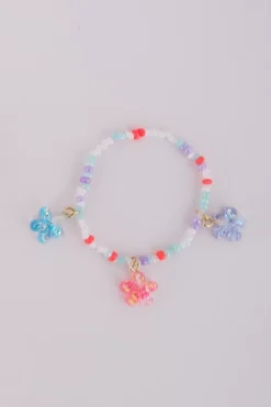 Boutique Shimmer Flower Bracelet