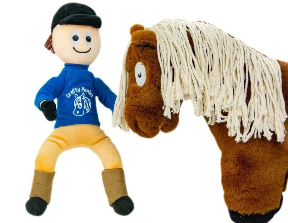 crafty ponies Pop Ponyrijder Pim 31cm
