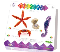Creagami Origami Set Zeedieren 3D 4-delig