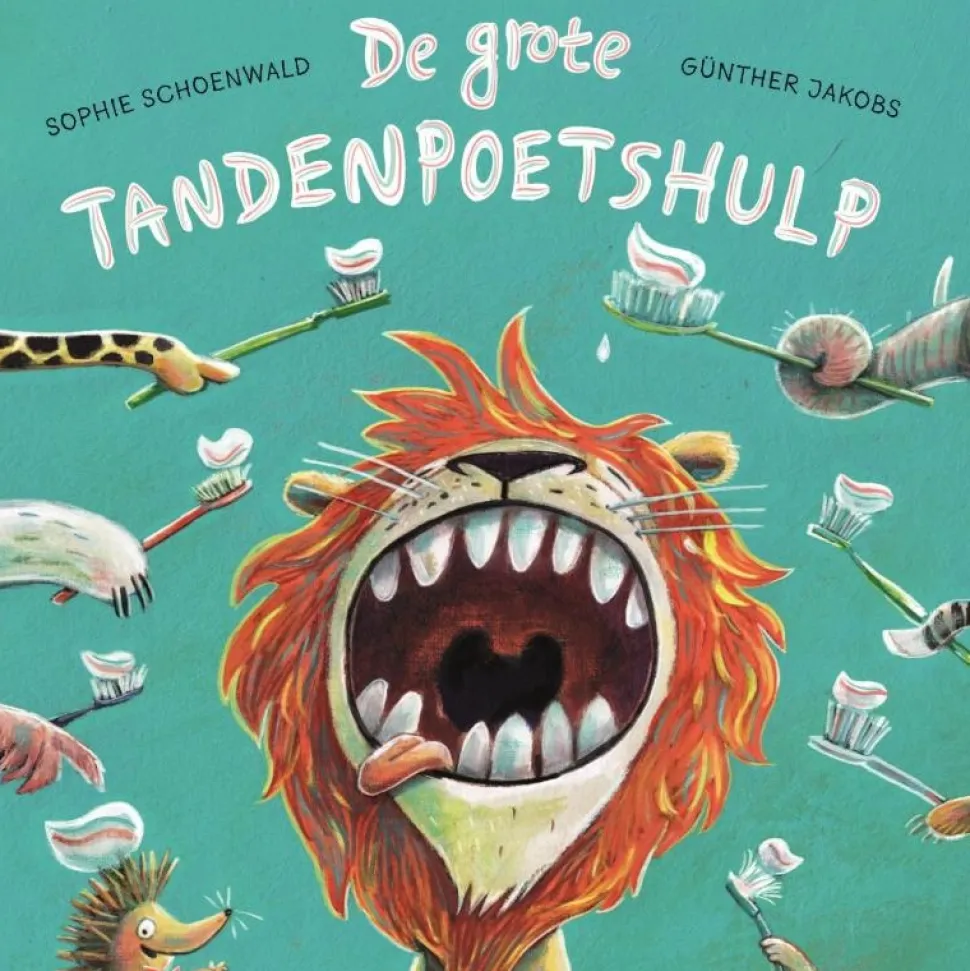 De grote tandenpoetshulp (kartonboek)
