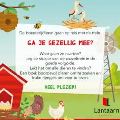 De Lantaarn Puzzeltrein Boerderijdieren