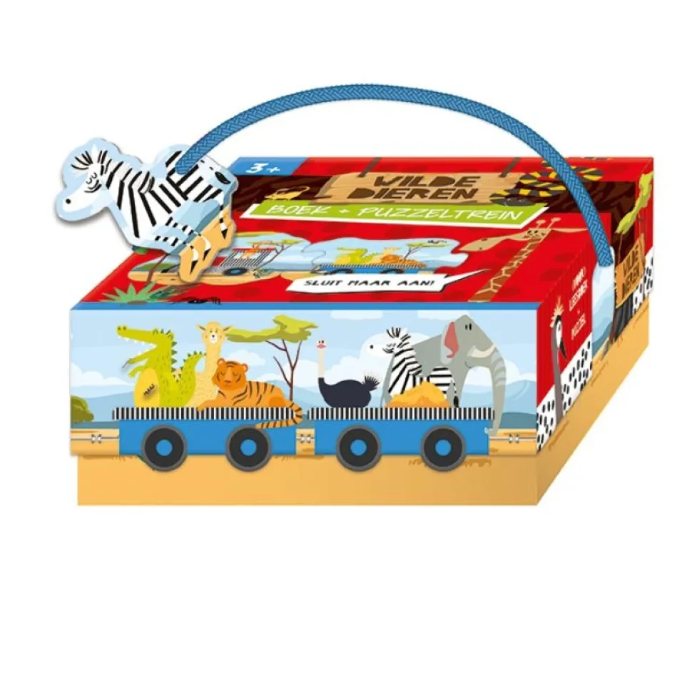 De Lantaarn Puzzeltrein Wilde Dieren