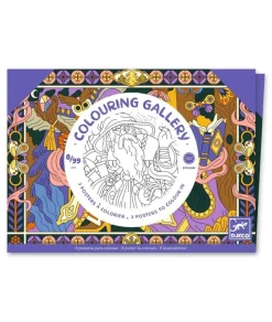 Djeco Kleurplaten Heroïek in Portfolio Map 3-delig