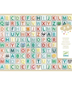 Djeco Puffy Stickers Alfabet