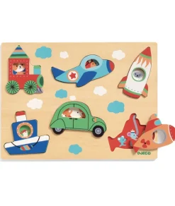 Djeco Reliefpuzzel Coucou Vroum