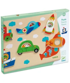 Djeco Reliefpuzzel Coucou Vroum