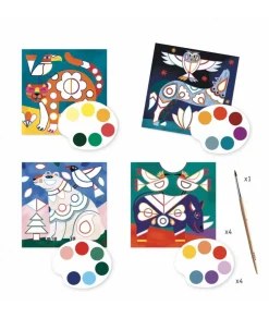 Djeco Schilderkaarten Fanciful Bestiary