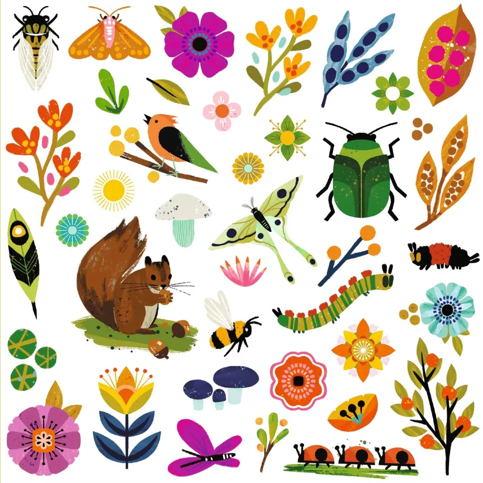 Djeco Stickerset Garden