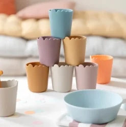 Done by Deer Kinderbeker Mini Croco Blue