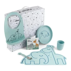 Done by Deer Kinderservies Cadeauset Siliconen Blue