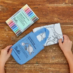 eat sleep doodle Placemat to go Space Explorer