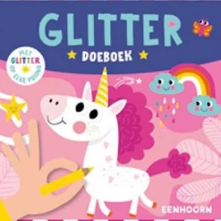 Eenhoorn Glitter Doeboek Kleurboek