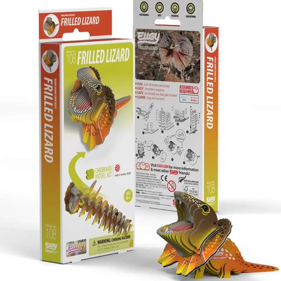 Eugy 3D Bouwpakket Hagedis