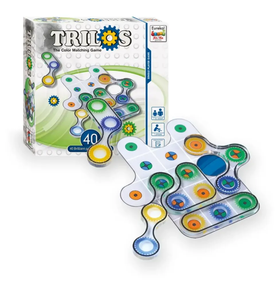 Eureka Ah!Ha Games Trilos Color Matching Game