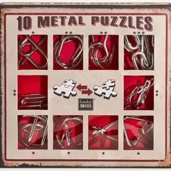 Eureka Metal Puzzle Oranje Set 10-delig