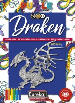 Eureka Puzzelboek 3D Draken