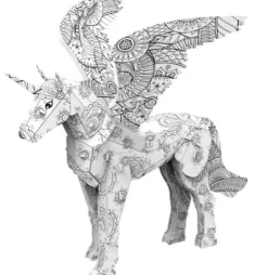 Eureka Puzzelboek 3D Eenhoorns