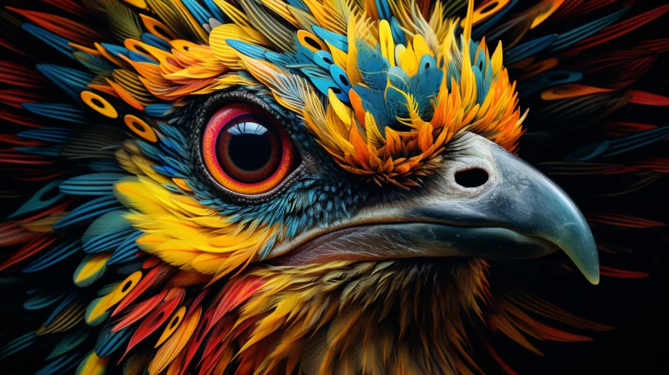 Eureka Rainbo Houten Puzzel in Box Vogel 200pcs