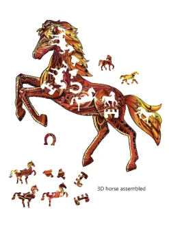 Eureka Rainbo Houten Puzzel Wild Paard 103pcs