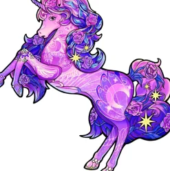 Eureka Regenboog Houten Puzzel Unicorn