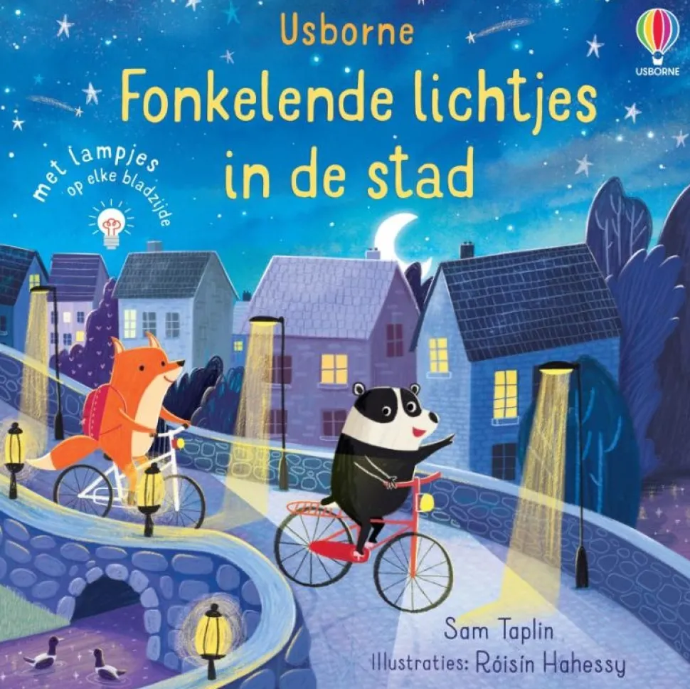 Fonkelende lichtjes in de stad