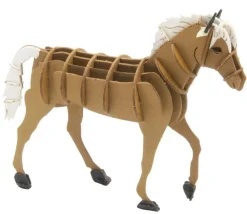 Fridolin 3D Papiermodel Haflinger Paard