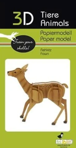 Fridolin 3D Papiermodel Reekalf