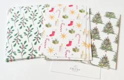 Fritsy Kerstkaart Hulsttakken met Envelop