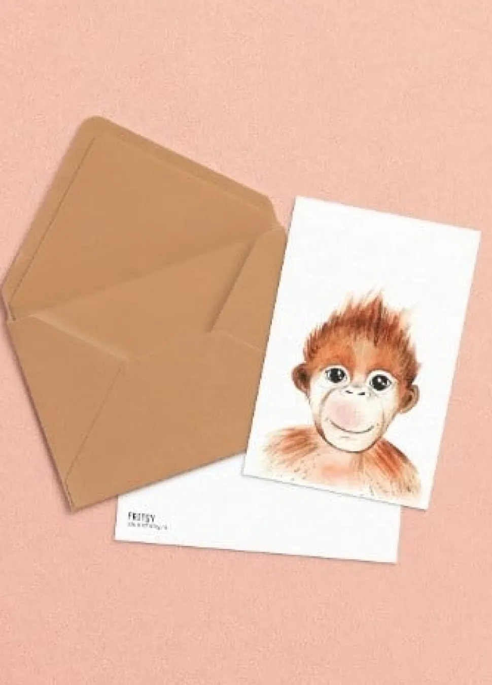 Fritsy Postkaart Aap