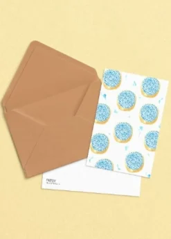 Fritsy Postkaart Beschuit met Muisjes Blauw