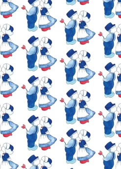 Fritsy Postkaart Delfts Blauw