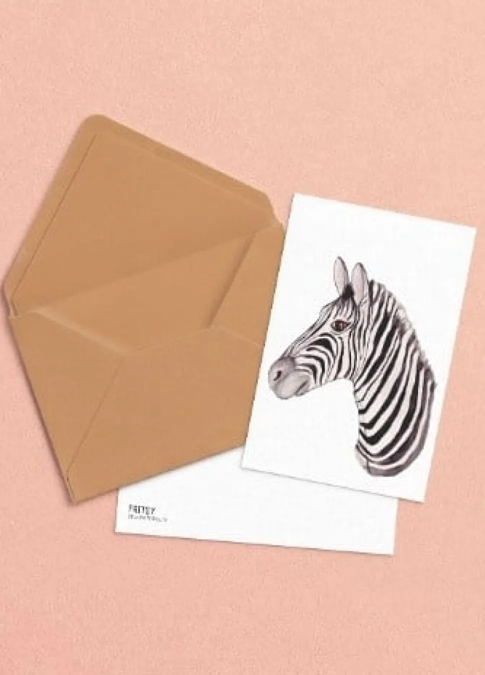 Fritsy Postkaart Zebra